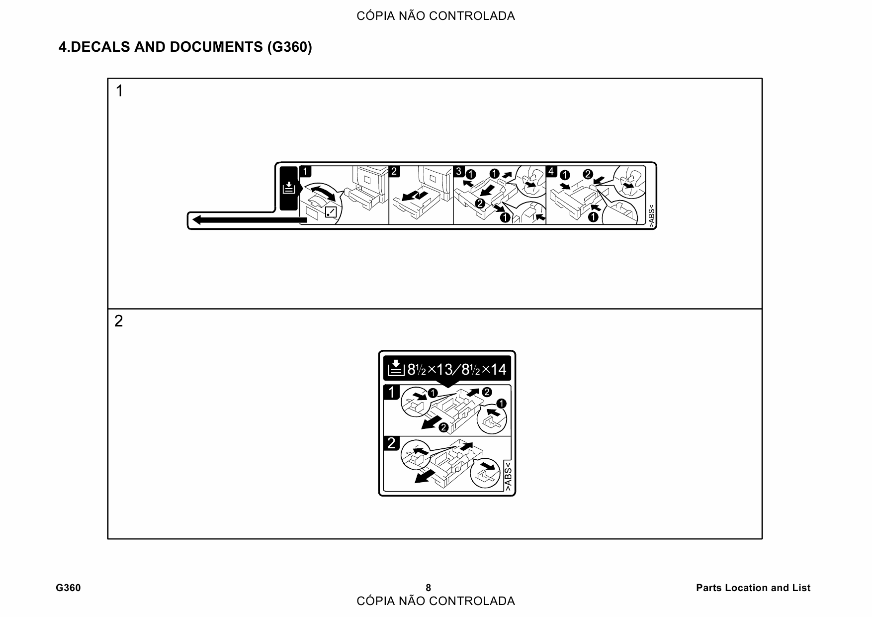 RICOH Options G360 PAPER-FEED-UNIT Parts Catalog PDF download-5 RICOH Options G360 PAPER-FEED-UNIT Parts Catalog PDF download-5